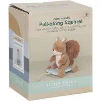Little Dutch Jouet en bois avec roues et ficelle Forest Friends, 18 mois+,
