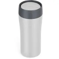 Lifeventure One Touch Thermal Mug, mug thermique, 350 ml, gris clair