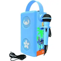 Disney Enceinte Bluetooth portable avec micro et effets lumineux Stitch