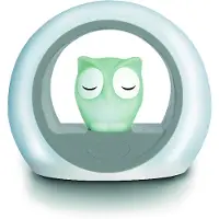 Zazu Veilleuse LOU grise Chouette Activation sonore Lampe