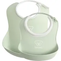 BabyBjörn Bavoir - 2 Pack - Vert Pastel - - UneTaille - Bavoir