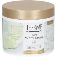 Therme Glow Zen White Lotus Glow Serum Body Butter 225 g Pâte
