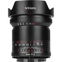 7artisans 9mm F/5.6 (monture Sony E), noir