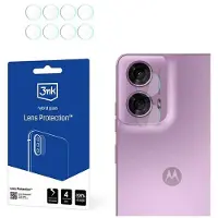 3MK Lens Protect Motorola Moto G24 Ochrona na obiektyw aparatu 4szt (1 pcs, Motorola Moto G24), Téléphone portable : film de protection, Gris