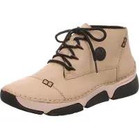 Rieker Bottines à lacets beige foncé / noir