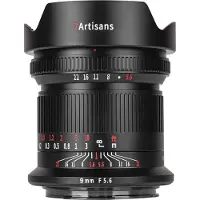 7artisans 9mm F/5.6 (monture Canon EOS-R), noir