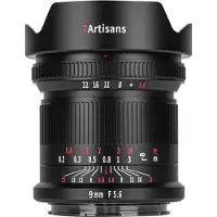 7artisans 9mm F/5.6 Panasonic/Leica/Sigma (monture L), noir