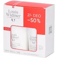Louis Widmer Deo Roll-On Antiperspirant Sans Parfum 2x50 ml Roll-On