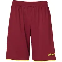 Uhlsport Club Short Enfants - Bordeaux / Jaune fluo