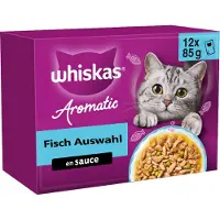 Whiskas 1+ Nourriture humide - Aromatic Délices de la mer en sauce