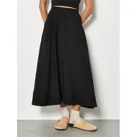 Apricot Jupe 'Midaxi' noir