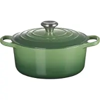 Le Creuset Signature Cocotte Ronde 24 cm Bamboo Green