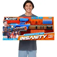 XShot Pistolet à fléchettes ZURU X-SHOT Rage Fire