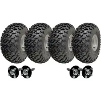 Parnells 22x11.00-8 Kit ATV utilitaire à double essieu Kit de remorque quadruple Roues Capacité des essieux 1800 kg