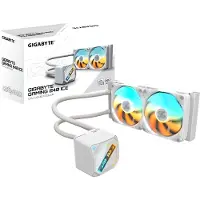Gigabyte Refroidissement - ventilation - watercooling Vodní chladi GAMING 240 ICE, 2x120mm, ARGB, LGA1851, AM5, blanc