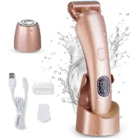 Hatteker Épilateur RFC-578 Rasoir Pour Femmes 2-en-1, Wet&Dry