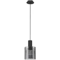 Nova Luce Suspension design Mirbi 1 lumière noire