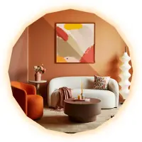 Tulup (100x100 cm) Miroir Salle De Bain LED Polygonal Lumière Chaude Miroir Lumineux Géométrique