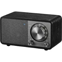 Sangean WR-7 Plus midnight oak Radio de table portable rétro avec Bluetooth