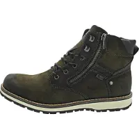 Rieker Bottines à lacets gris / olive