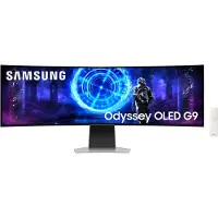 Samsung S49DG950SU écran plat de PC 124,5 cm (49") 5120 x 1440 pixels Dual QHD OLED Argent