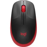 Logitech Souris sans fil ergonomique M190 récepteur USB Rouge