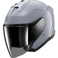 Shark Skwal I3 Jet Dark Shadow Open Face Helmet Argenté M