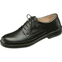 Finn Comfort Chaussure à lacets 'Schnürschuh Herren 01204 062099 Glattleder in schwarz' noir
