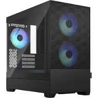 Fractal Design - Pop Mini Air RGB Noir TG - Boîtier PC - Noir (FD-C-POR1M-06)