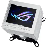 Asus Waterblock CPU ROG RYUJIN III blanc avec écran LCD couleur de 3,5"