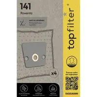 TopFilter Lot de 4 sacs aspirateur Rowenta Premium ref 64141