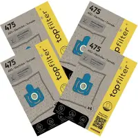 Top Filter Lot de 4 packs de 4 sacs aspirateur 64475 Tornado et AEG TopFilter Premium