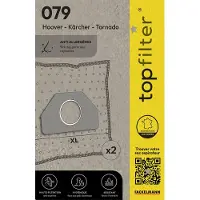 Top Filter Lot de 2 sacs aspirateur Tornado et Kärcher TopFilter Premium