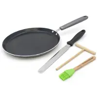 Elo Set chandeleur crêpière 26 cm et 3 ustensiles Ducato