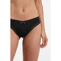 HUGO String en microfibre stretch avec finitions en dentelle