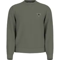 GUESS pour homme. M6RQ08KCN01 Sweatshirt avec logo noir (L), Casuel, Coton