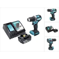 Makita DDF 487 RF1 Perceuse-visseuse sans fil 18 V 40 Nm Brushless + 1x batterie 3,0 Ah + chargeur