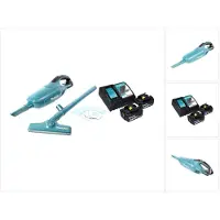 Makita DCL 182 RG Aspirateur sans fil 18 V + 2x batterie 6,0 Ah + chargeur
