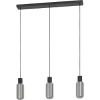 Eglo Lampe suspendue 3 lumières Majone noir
