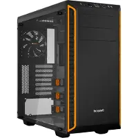 Be quiet! Soyez silencieux Tour Midi Pure Base 600 Window Noir, Orange