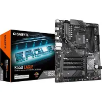 Gigabyte B550 EAGLE Carte mère - Processeurs AMD Ryzen série 5000 G, VRM 10+3+1 phases, jusqu'à 3200 MHz DDR4, 1xPCIe 4.0 + 1xPCIe 3.0 M.2, LAN 1GbE, USB 3.2 Gen 2