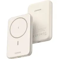 UGREEN Powerbank magnétique 5000Mah Pb560, Usb-C, 15W (Beige)