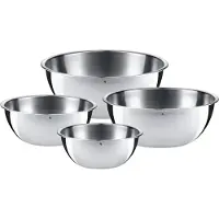 WMF Kitchen Bowls Set Gourmet 4 Pieces Argenté
