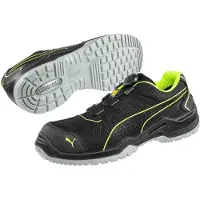 Puma Chaussures de sécurité Fuse TC green Disc low S1P conformes à la norme EN ISO 20345:2022 S1P ESD SRC noir taille 48