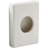 Hygostar Distributeur de sacs hygiéniques 9,7x2,6x13,7cm blanc
