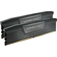 Corsair Barrette mémoire RAM Vengeance CMK32GX5M2B6000C38 32 Go (Kit de 2 x 16 Go) DDR5 6000 MHz CL38