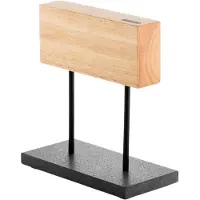 Laguiole Messerblock Eiche/Naturstein magnetisch