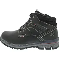 Dockers by Gerli Bottines à lacets gris clair / rouge foncé / noir