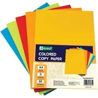 D.Rect Papier à copier A4 multicolore 250 feuilles (A4, 250 feuilles)