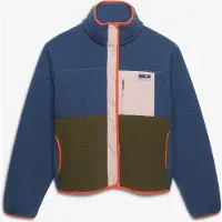 Superdry Veste en polaire bleu / olive / rose